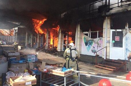 Пожары на рынках города Шахты